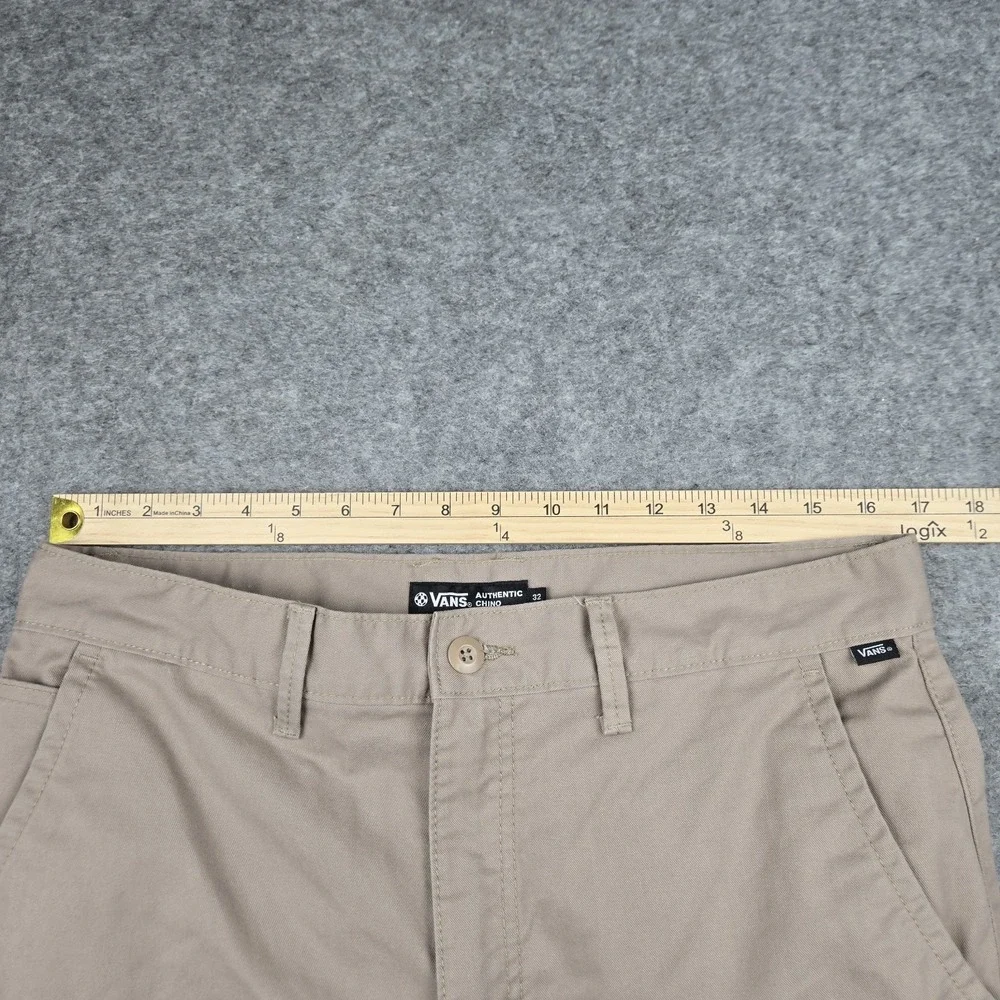 Vans Authentic Chino Pants Mens 32 Khaki Relaxed Fit Casual Skate Classic Beige